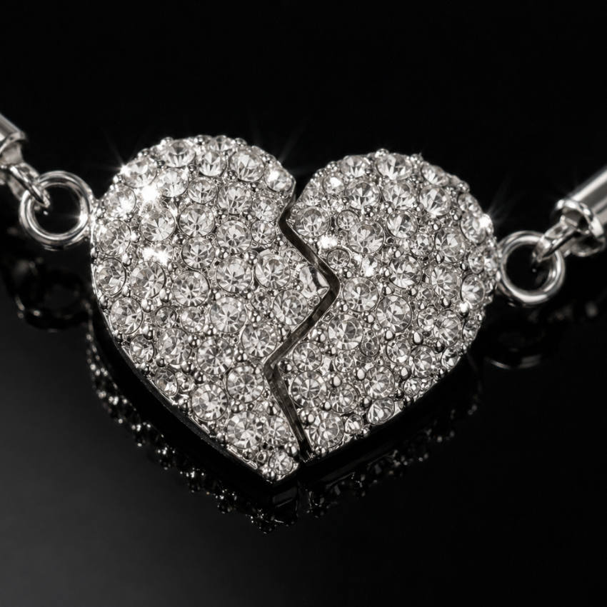 La Maré Eternal Bond Necklace – Hartketting met Fonkelende Zirkonia