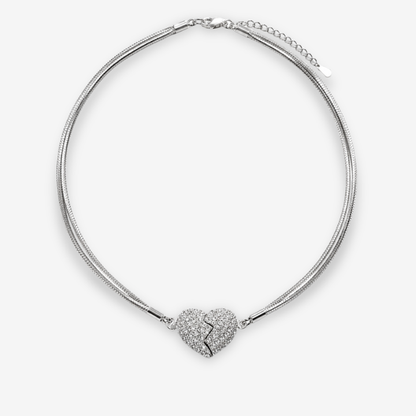 La Maré Eternal Bond Necklace – Hartketting met Fonkelende Zirkonia