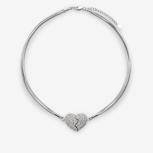 La Maré Eternal Bond Necklace – Hartketting met Fonkelende Zirkonia