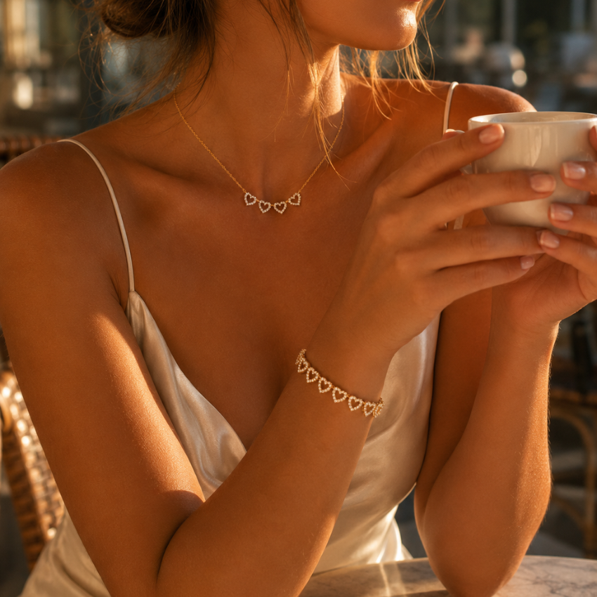 La Maré Eternal Hearts Bracelet