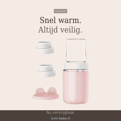 Lumi ALM Baby Melkfleswarmer – Snel, Veilig & Altijd Perfecte Temperatuur