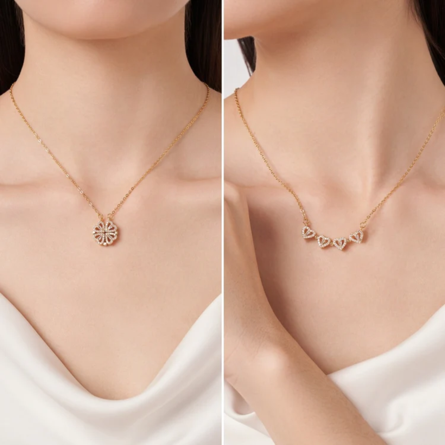 Éternelle Four Hearts Ketting