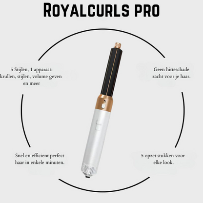 Royalcurls Airstyler pro 5-in-1 Haarstyler