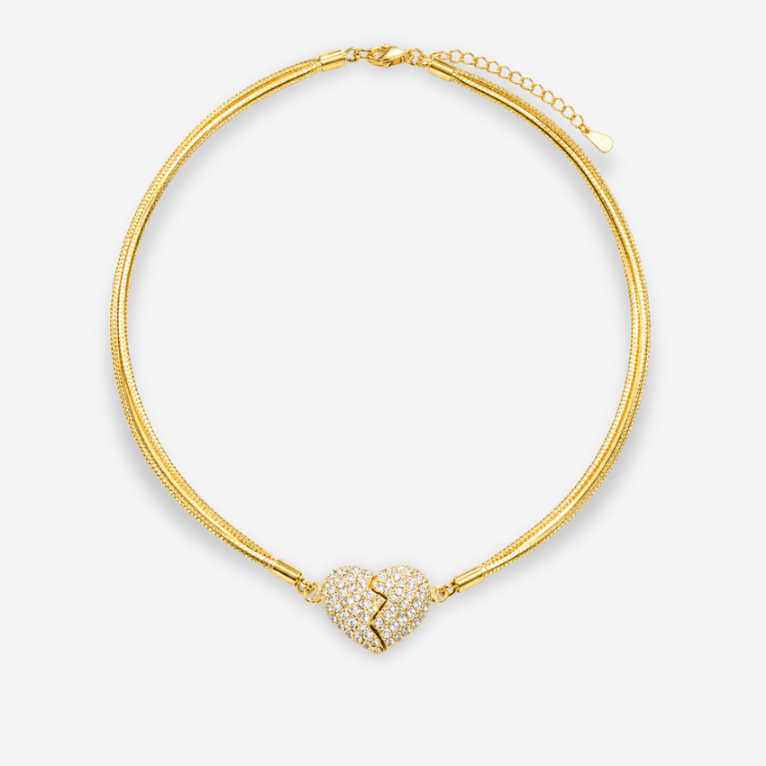 La Maré Eternal Bond Necklace – Hartketting met Fonkelende Zirkonia